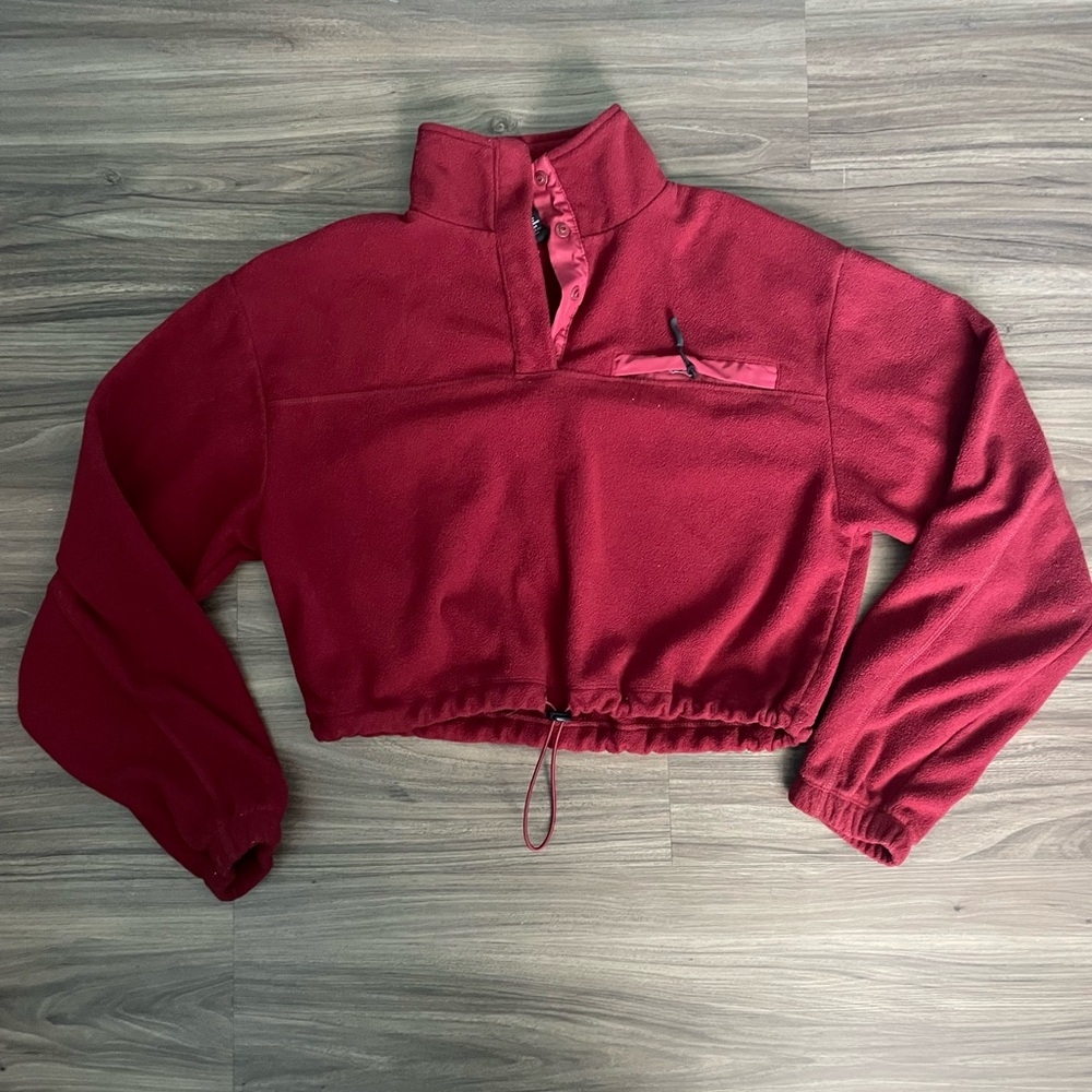 Fleece Cropped Jacket